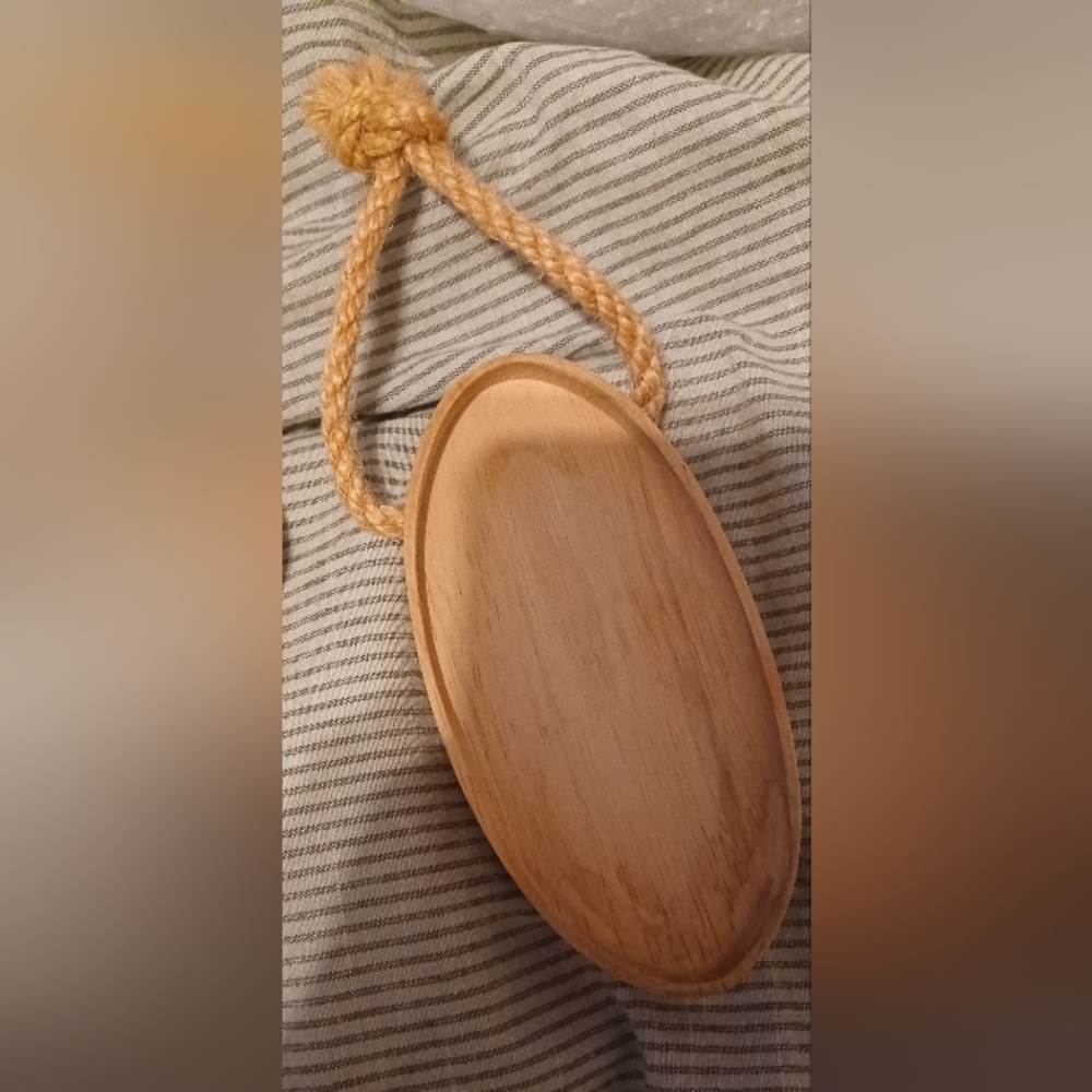 Hanging wall decor plain wooden plaque for crafting